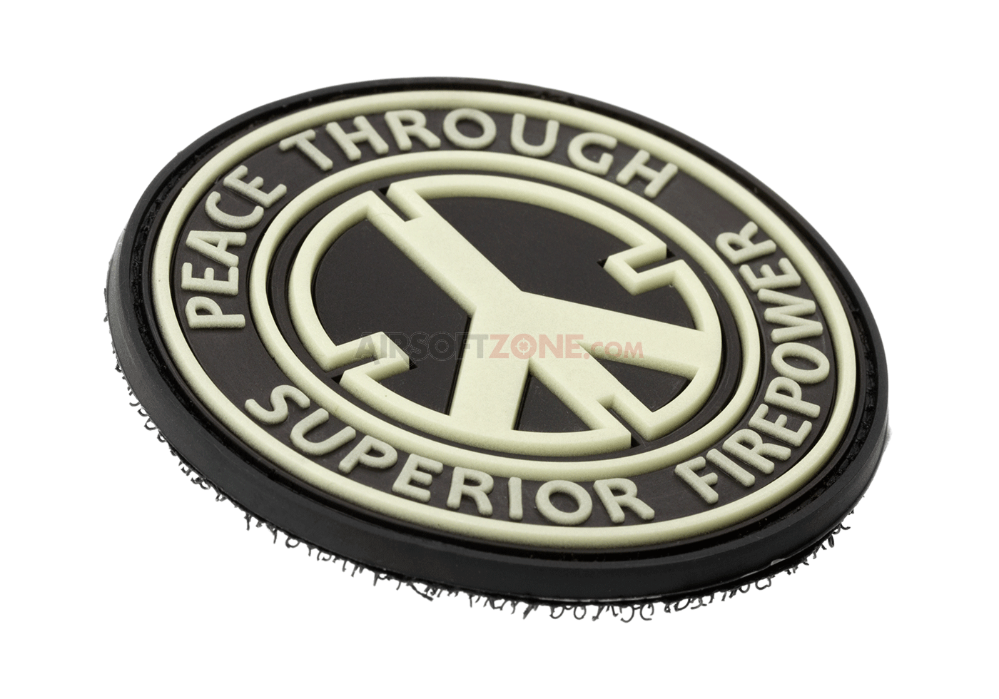 PATCH CAUCIUC - PEACE - GLOW IN THE DARK - 1 | YEO